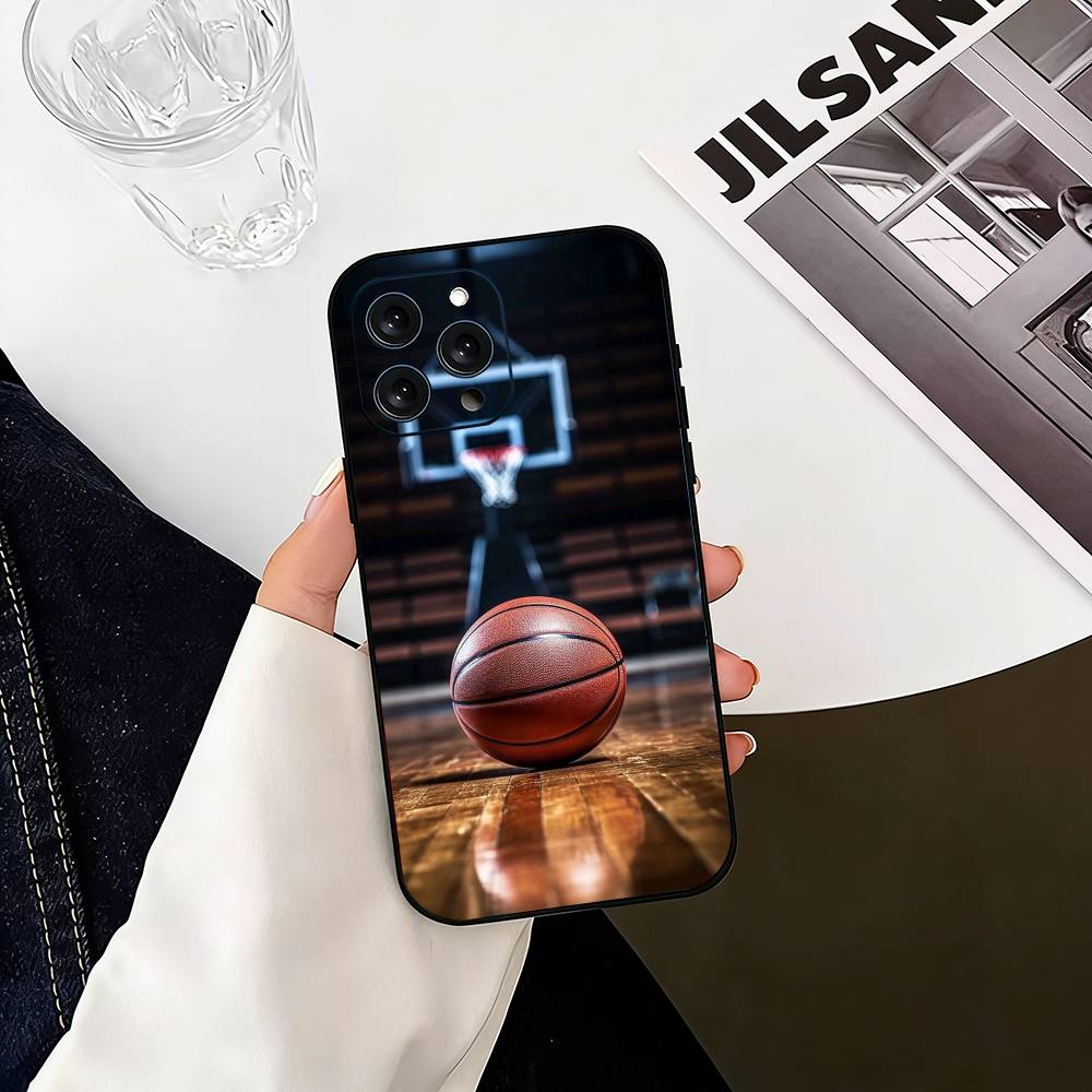 

B-баскетбол D-данк Чехол для телефона для iPhone 17,16,15,14,13,12,11 Plus,Pro Max,XS,Мягкий силиконовый черный чехол iPhone12