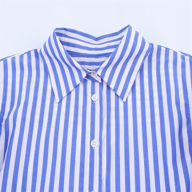 2025 Autumn European & American Style Women's Fashion Versatile Poplin Shirt