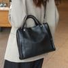 French Fashion Trend Genuine Leather Tote Bag, Shoulder Bag, Large Capacity Handbag