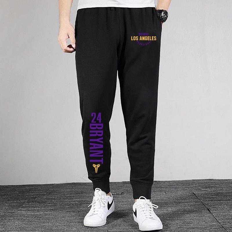 Lakers No. 24 sweatpants spring and autumn trendy brand youth sports and leisure basketball loose Harlan long pants