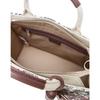 Daks Burgundy Flower Embroidery Jacquard Tote Bag S
