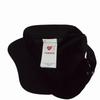 Used HUMAN MADE HEART BADGE 6PANEL TWILL CAP Heart Badge 6 Panel Twill Cap Hat Black Black HM31GD031