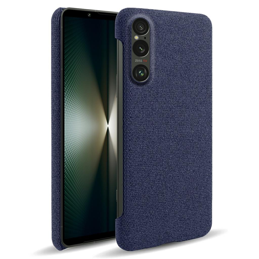 For Sony Xperia 1 VII Phone Case Cloth Texture Anti-Scratch Protective PC Back Cover