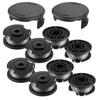 Replacement Spools & Protective Covers for Bosch Trimmers 8 Spools 2 Covers Compatible with ART 23 SL ART 26 SL