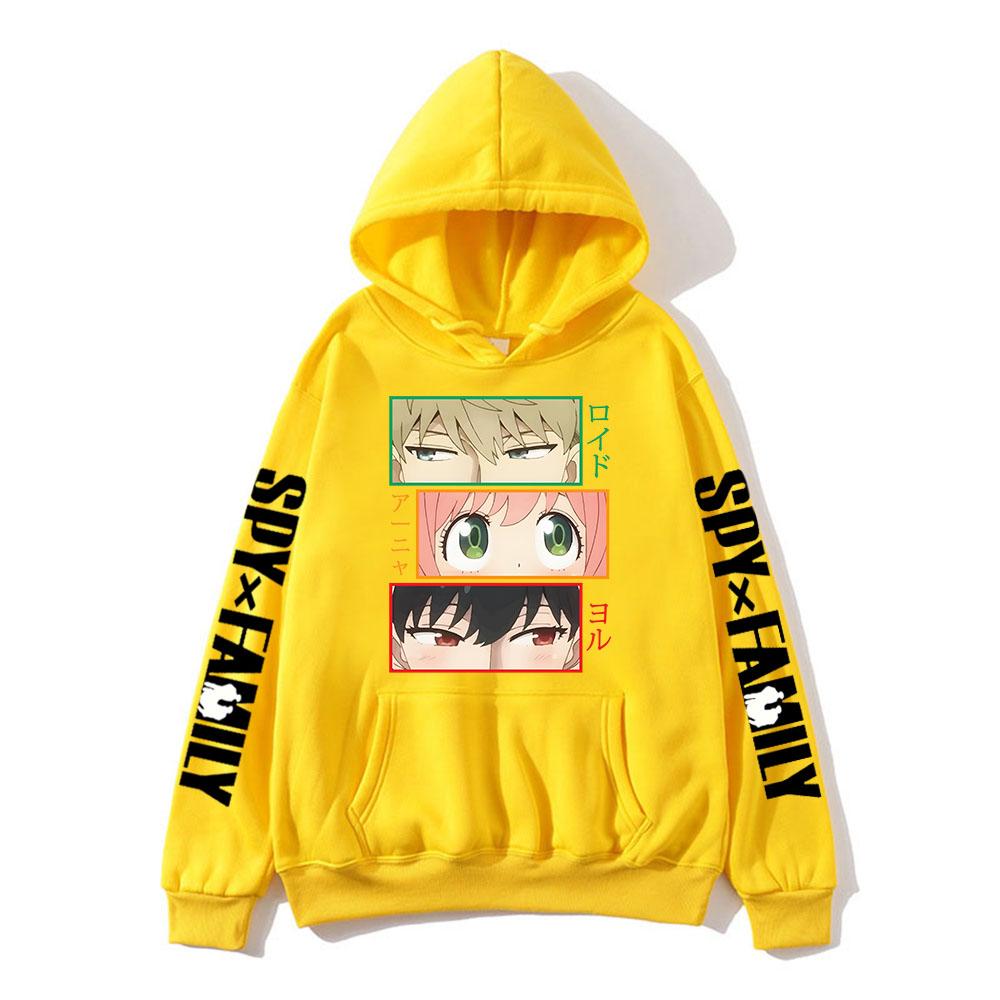 Fun Japanese Cartoon Character Portrait Full Print Hoodie, Men Multi Grid Anime Figure Print Sweatshirt, Daily Wear Long Sleeve Casual Hooded Top