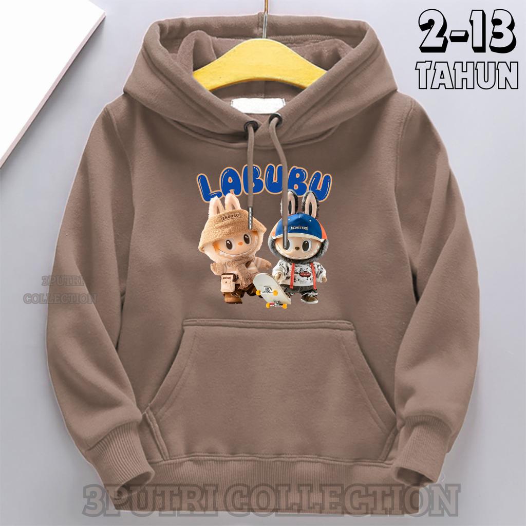 Children's Hoodie New Trendy Labubu Kids Cute Cartoon Casual Daily Hoodie 100-160cm Boys Girls