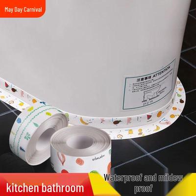 Waterproof Anti-Mold Tile & Toilet Edge Sealing Stickers for Bathroom & Kitchen
