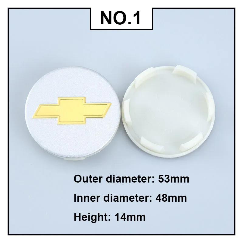 4PCS for Chevrolet Malibu AVEO CRUZE EQUINOx IMPALA LACETTI TRAX Corvette ORLANDO Sail Car Wheel Center Covers Hub Caps Badge