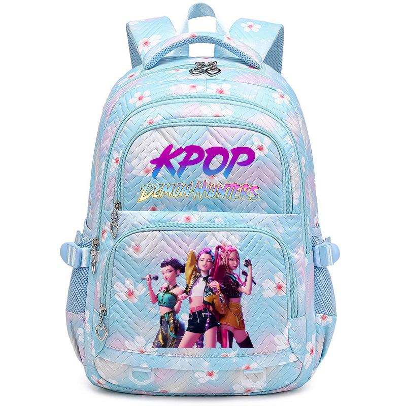 Kpop Korean version of small fresh backpack, college style trend, primary and secondary school student schoolbag, light and large capacity