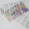 Creative Calendar  Divider Binder Notebooks  Accessories  Partition Plate