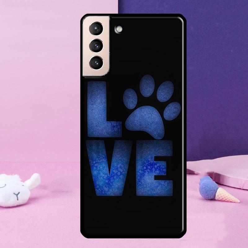 Dog Paw Phone Case For Samsung Galaxy S25 Ultra S24 Ultra S9 S10 S20 S21 S22 Plus S23 S24 FE Cover
