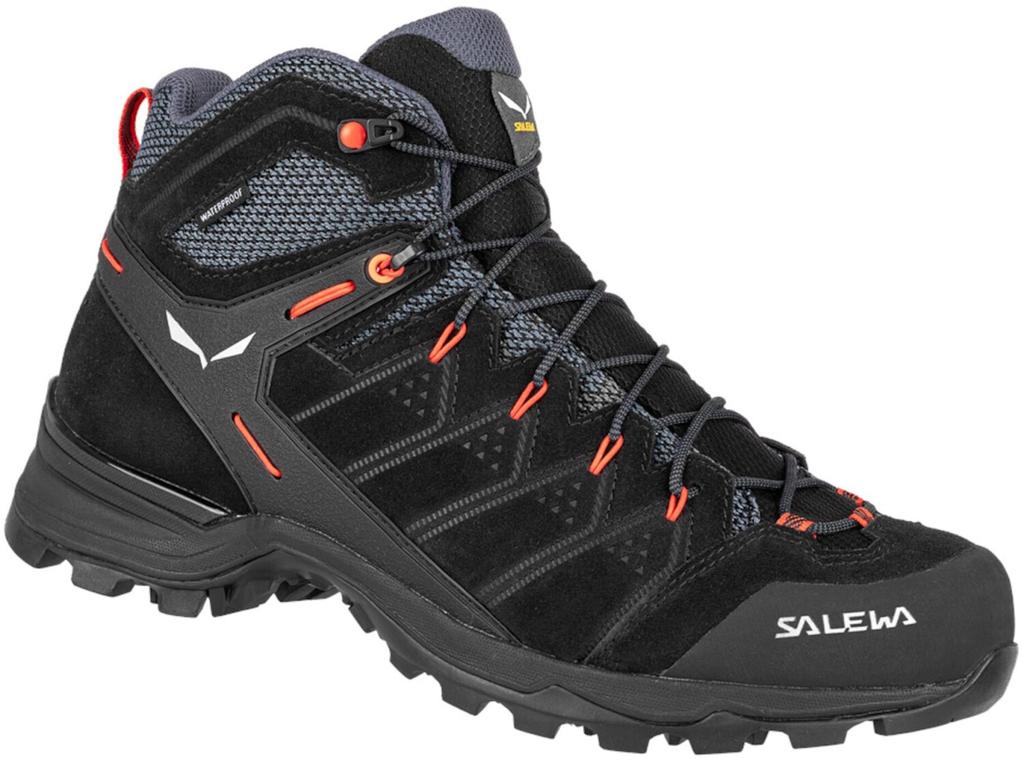 Hiking Shoes Salewa Alp Mate Mid WP Black Out/fluo Orange