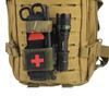 EDC Tactical Scissors Pouch: First Aid Kit, Military Fan, Flashlight Holder, PUBG Tourniquet Storage