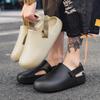 Fashion Shoes Men Summer Thick Bottom Casual Men's Beach Sandals Lightweight Hollow Out Breathable Baotou Slippers Couple Casual Shoes