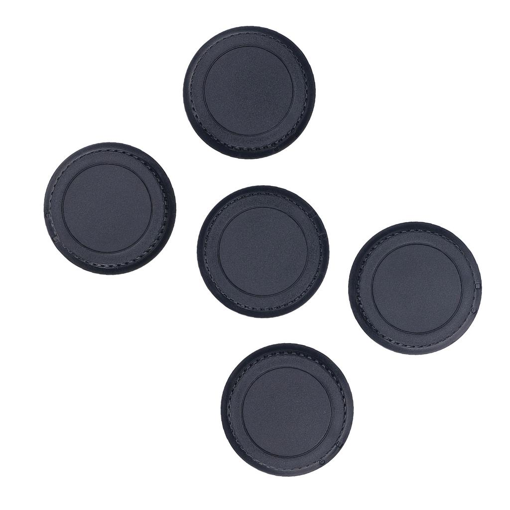 5PCS Camera Rear Lens Cap Kit ABS DSLR Micro SLR Camera Rear Lens Cover for EF Mount Lens