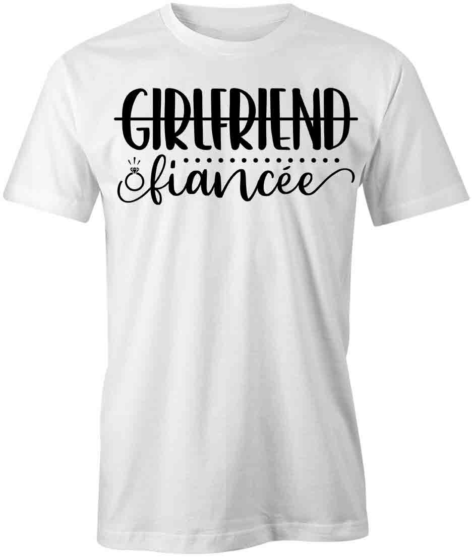GIRLFRIEND TO FIANCE TShirt Tee Short-Sleeved Cotton CLOTHING S1WSA332 XL