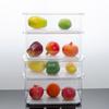Transparent Refrigerator Freezer Storage Box with Lid