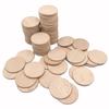 10 Pcs Flat Round Unfinished Wood Cutout Wood Slices for DIY Printing Art Craft Home Embellishments for Arts Crafts Projects