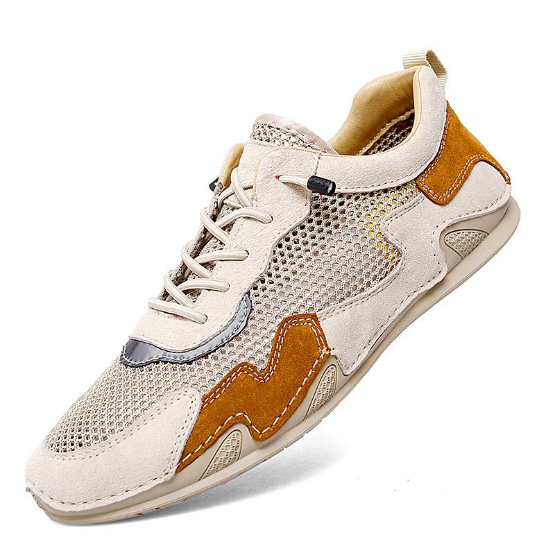 Summer Men's Mesh Breathable Soft Walking Shoes Comfortable Casual Quality Light Net Footwear For Men Sneakers Large Size