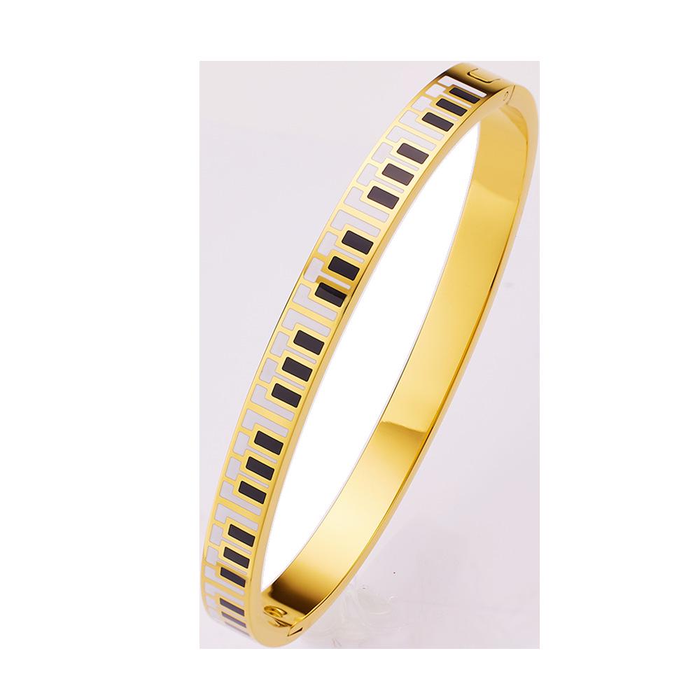 2023 European  American Women s Titanium Piano Bracelet - Niche Design, Versatile  Stylish