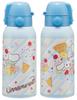 Skater Water Direct Sanrio Fancy Snacks Stainless Sports Water Children's Bottle, 600ml, Drinking, Cinnamoroll, & Weets, Girls', Insulated, Steel,