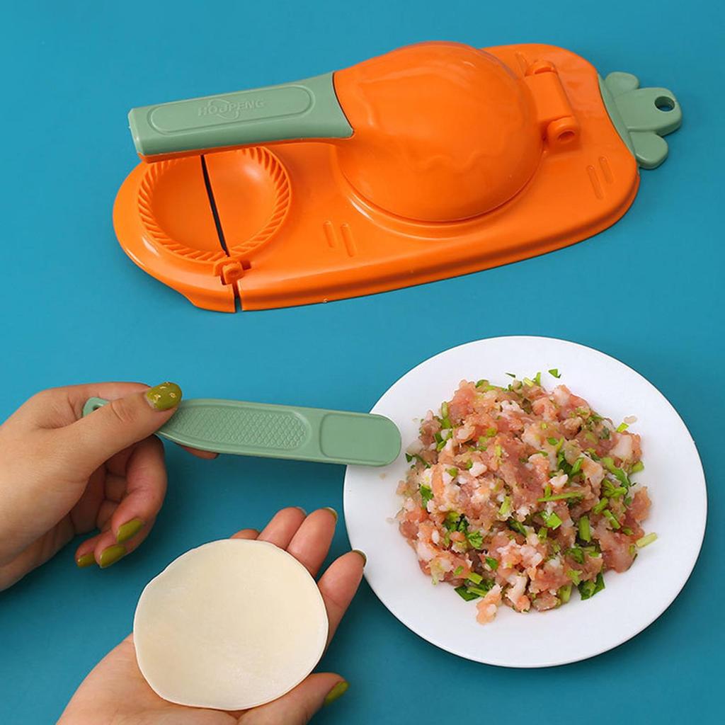 Rengör Lätt Dumpling Skin Maker Hängande hål Design Praktisk artefakt DIY