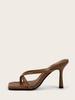 2025 Plus Size Women's Stiletto Sandals & Slippers - Sexy High Heels for Europe & America