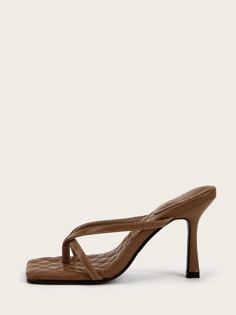 2025 Plus Size Women's Stiletto Sandals & Slippers - Sexy High Heels for Europe & America