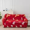 Cartoon Christmas Sofa Cover Stretch Full Wrap Anti-stain Washable Furniture Protector Home