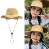 Portable Sun Hat Wide Brim Quick Drying Hat with Windproof Rope Breathable Sunshade for Outdoor Surprise Gift