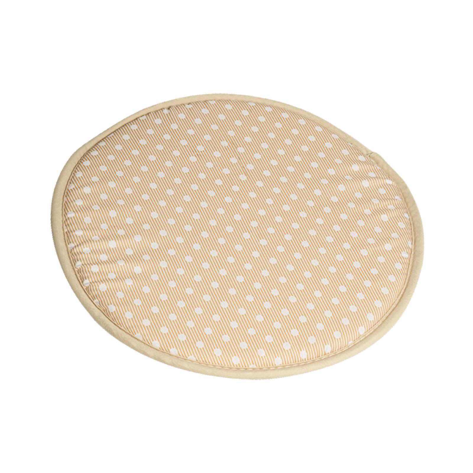 

Seat Cushion Floor Pad Birthday Gift Round Simple Chair Pad Chair Cushion for Coffee Shop Indoor Restaurant Picnic Bedroom бежевий