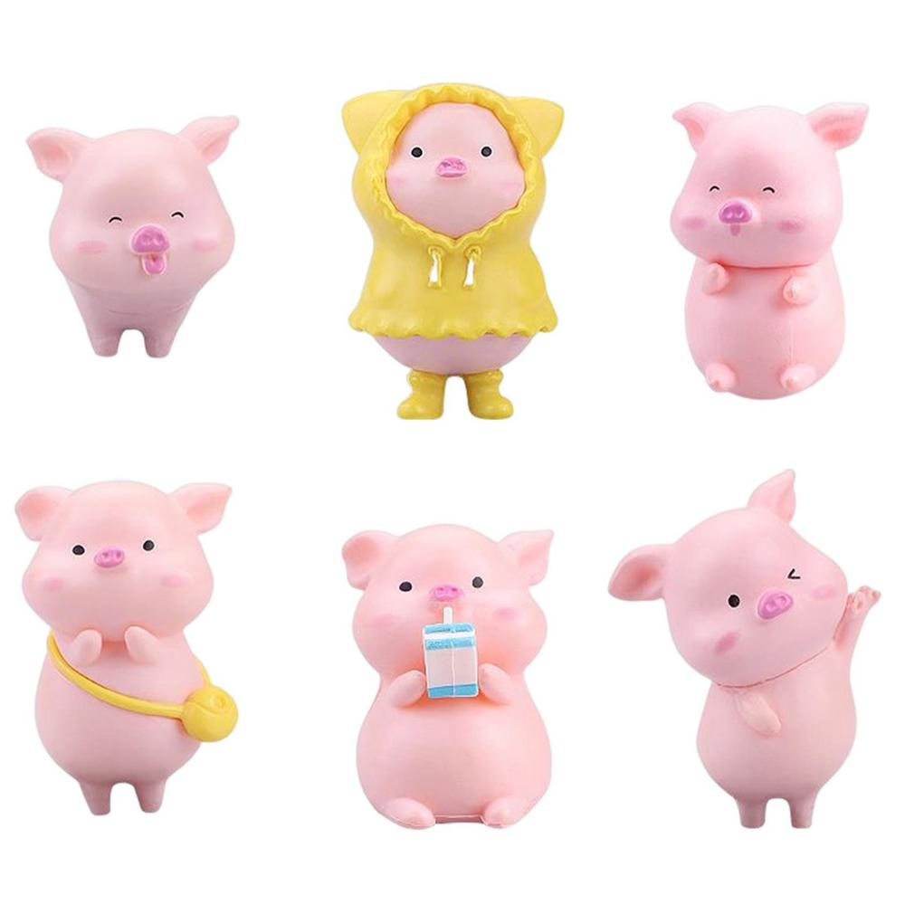 Cute Pig Car Outlet Vent Clip Cartoon Pink Animal Air Conditioning Clip Car Interior Decoration Gift For Girl