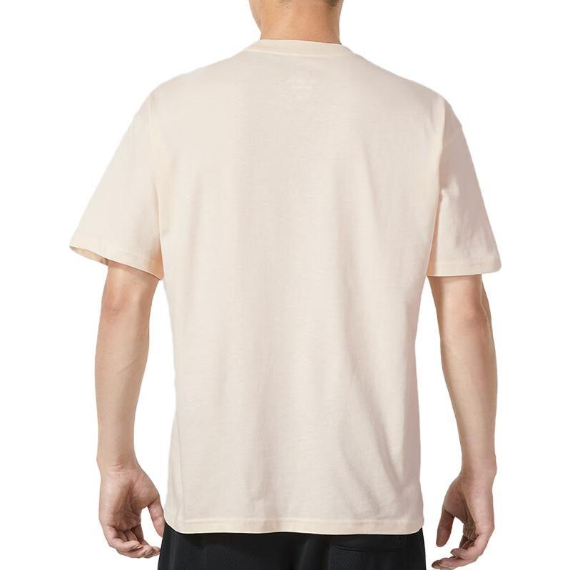 Nike T Shirts Men's Khaki Crew Neck Moderate Straight Fit FD1297-838