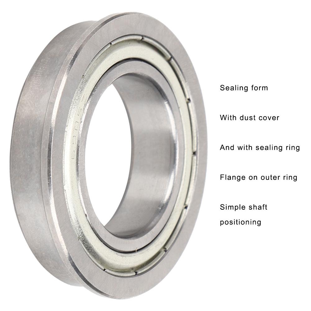 10Pcs Deep Groove Ball Bearing Flange Side Mechanical Accessories Hardware Parts F690(F6905ZZ )