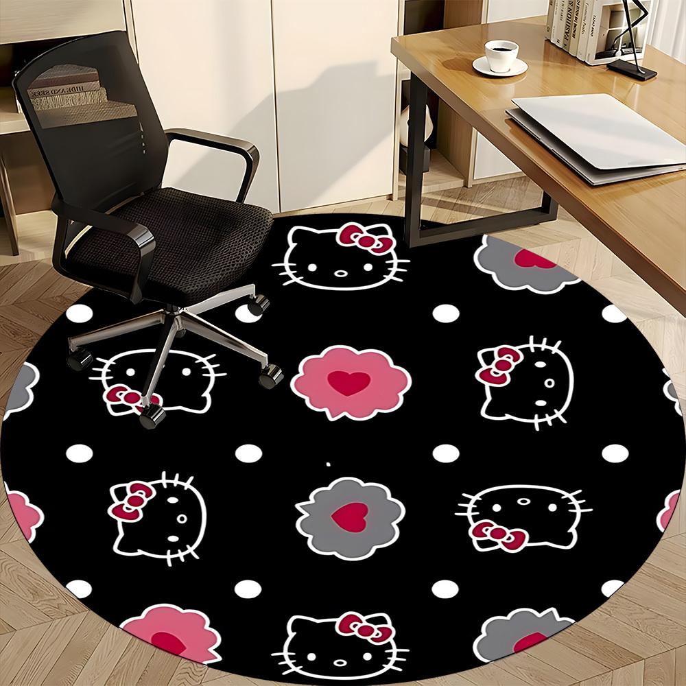 1pc Hello KittyChair Carpet for Office, Non-slip, Soft and Durable Office Rug for Interior Decoration, Perfect for Office yy250925219