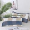 Pair of Thickened Student Dormitory Pillowcases, Single Size, Simple Design