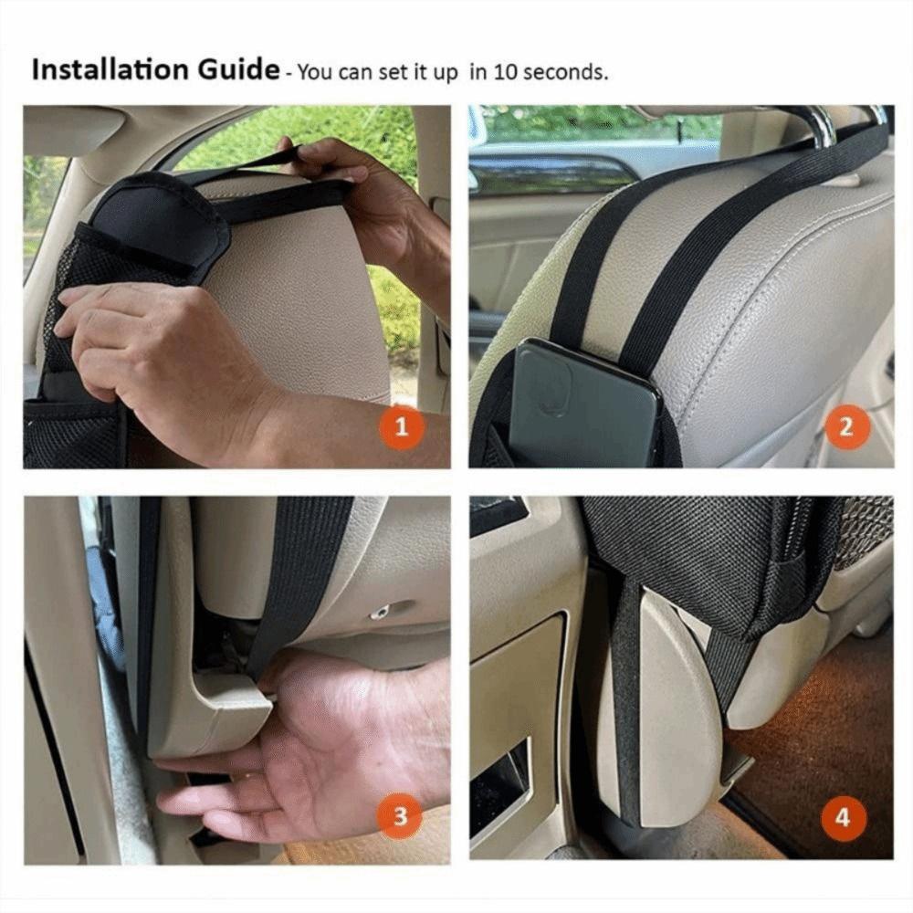 Lightweight Seat Side Storage Bag Hanging Car Seat Side Organizer Sundry Storage Bag  Stuff