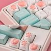 4Pcs 3D Cute Soft Cartoon Keycaps Replace for Cherry MX Gaming Mechanical Keyboard Keycap Keys Anime Custom Key Caps