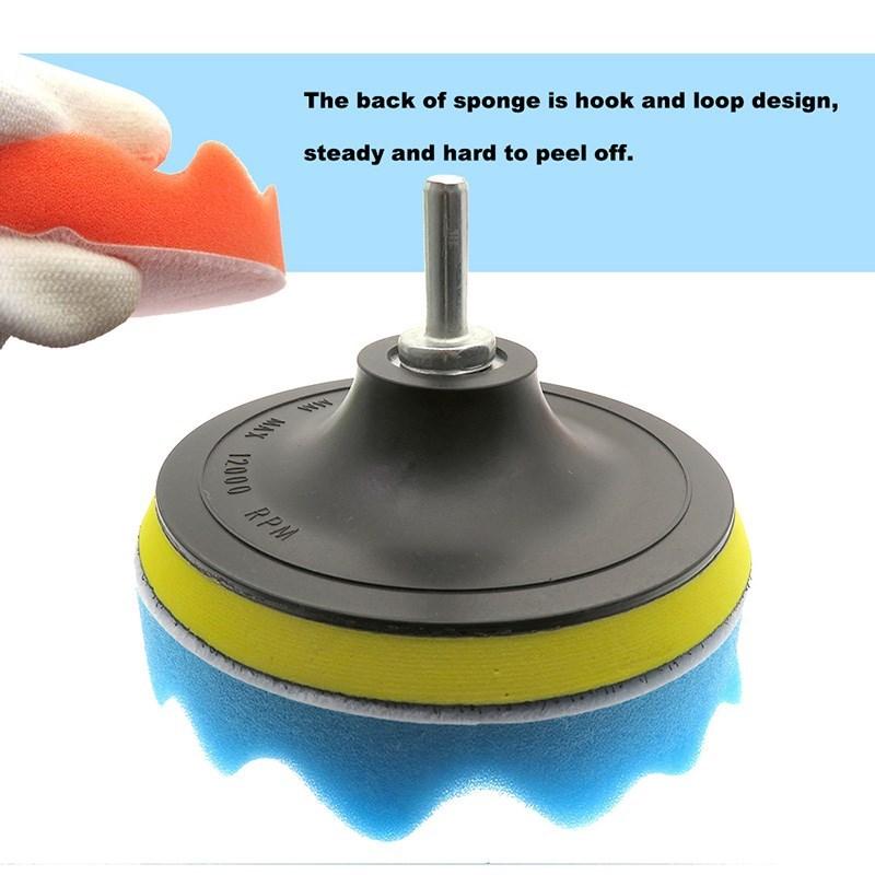 

9Pcs CarPolishing Sponge Set Auto Polishing Pad Kit for Car Cleaning Type A