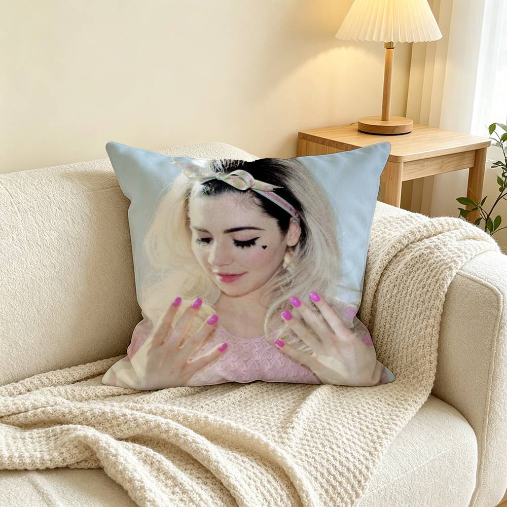 Singer M-Marina and the Diamonds Square Double-Sided printed Pillow Case Bedroom Bedside Pillow Sofa Cushion Cover