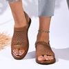 Plus Size Flat Back Strap Sandals