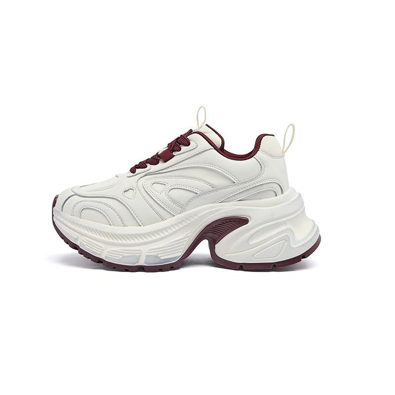 Platform dad shoes autumn and winter new lightweight feet small casual sports shoes running shoes