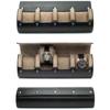 Watch Organizer Box Roll Case-PU Leather Watch Travel Case for Men and Women-4 Watch Carrying Case and Display, Watch Organizer