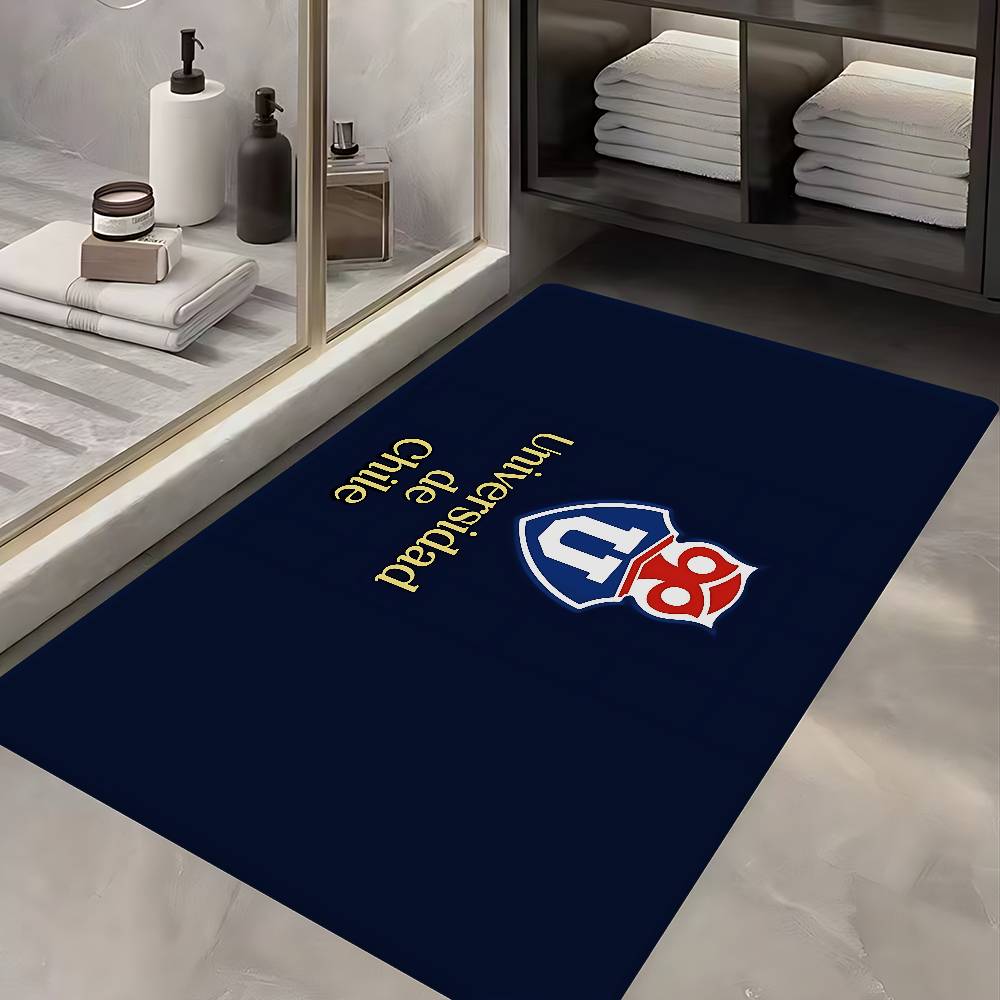Chile U-University Logo Door Mat Nordic Style Bedroom Living Room Doormat Home Balcony Anti-Slip Alfombra