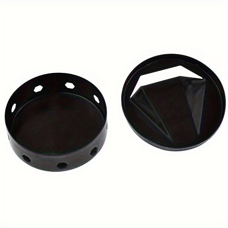 BBQ Smoker Box Perforated Charcoal Box Wood Chip Smoking Box Grill Meat Smoking Tool Barbecue Accessory чёрный