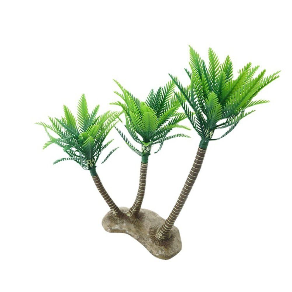 Plastic Coconut Tree Cypress Landscape Tree Model Gardening Ornament Simulation Cypress Sand Table