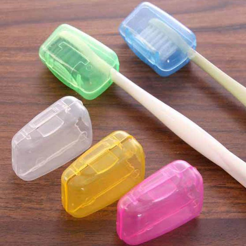 5pcs Toothbrush Cover Dustproof Tooth Brush Head Case Portable Travel Camping Toothbrush Head Protection Storage Cover