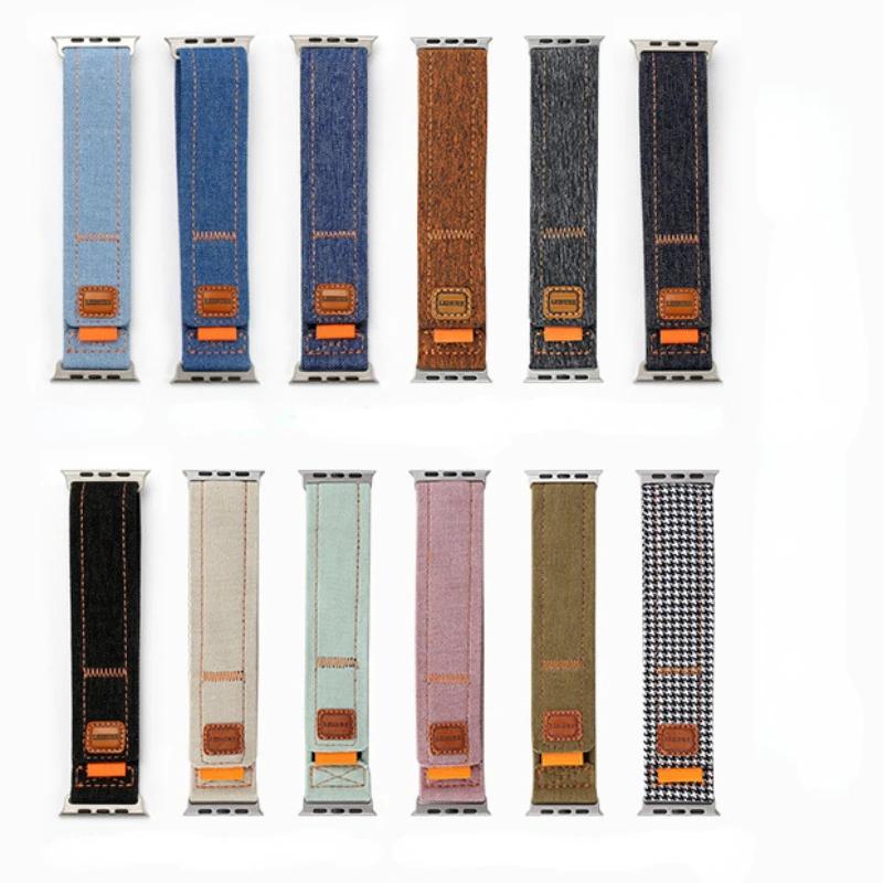 Cinturino in Tela di Nylon per Apple Watch Ultra 3 2 49mm Serie 11 10 42mm 46mm Cinturino Braccialetto IWatch 6 5 9 8 7 6 5 4 SE 44mm 45mm 41mm