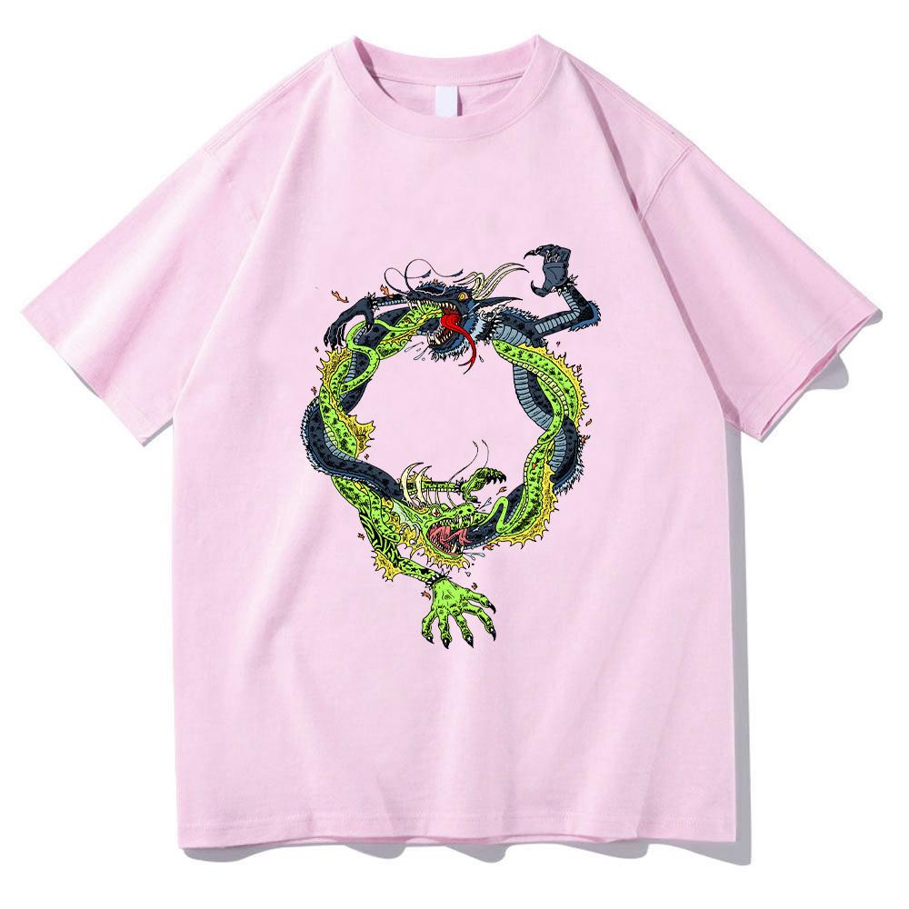 Feid VS Ferxxo Double Dragon Printing T-shirts Men's Women's Popular Casual Tshirt Short Sleeve Fashion Cotton Comfort Top