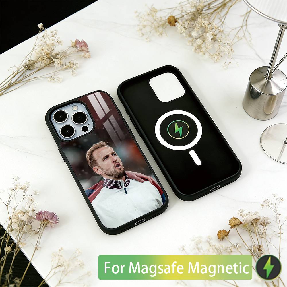 

Football Star H-Harry Kane Phone Case For iPhone17,16,15,14,13,12,11 Plus,Pro Magnetic For Magsafe Wireless Charging iPhone11